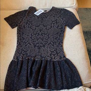 Classic black peplum top